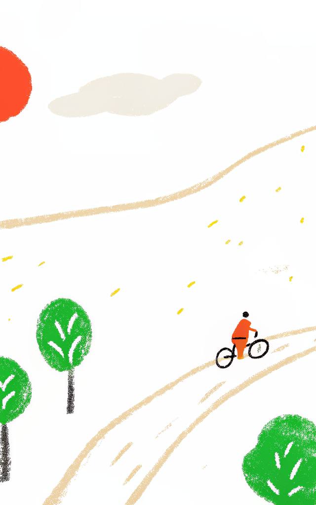 Illustration for “New to Mountain Biking in the South Bay? Stick to the Fire Roads — and Start at Grant.”